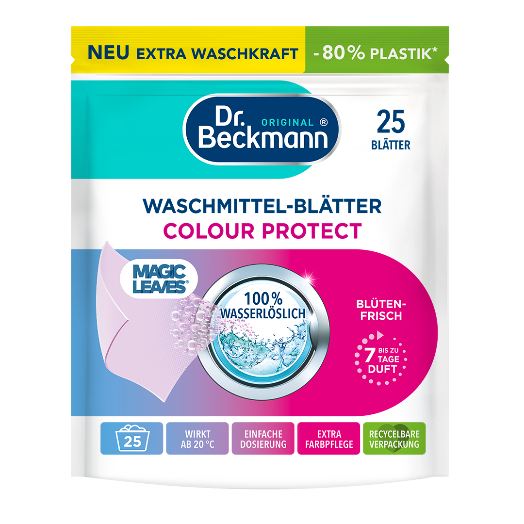Серветки для прання Dr. Beckmann Magic Leaves Color (для кольорових тканин) 25 шт, фото 1