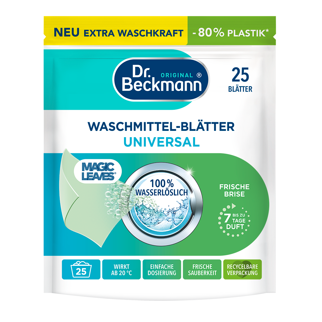 Серветки для прання Dr. Beckmann Magic Leaves (Універсальні) 25 шт