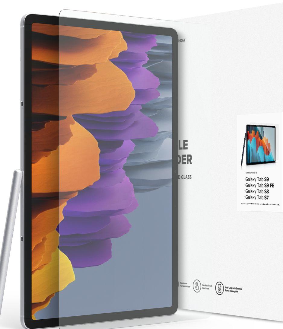 Захисне скло Ringke Invisible Defender Glass Screen Protector до Galaxy Tab S9/S9 FE/S8/S7 Clear (G4as034)