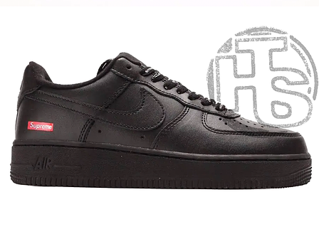 Чоловічі кросівки Nike Air Force 1 Low Supreme Black CU9225-001, фото 1