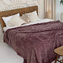 Плед- покривало шарпей 200х230 см Ліловий