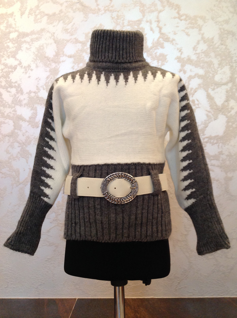 В'язаний ангоровий светр для дівчаток Туреччина, фото 1