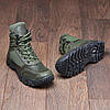 Чоловічі тактичні берці демісезонні оливкові, військові черевики хакі весна осінь, армійське взуття демісезон 36-46, фото 4