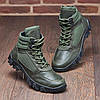 Чоловічі тактичні берці демісезонні оливкові, військові черевики хакі весна осінь, армійське взуття демісезон 36-46, фото 8