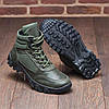Чоловічі тактичні берці демісезонні оливкові, військові черевики хакі весна осінь, армійське взуття демісезон 36-46, фото 6
