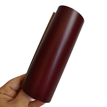 Бумвініл палітурний матеріал на паперовій основі "моноколор" бордовий plano рулон 100 м/106 см