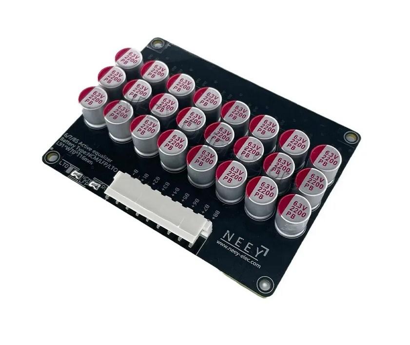 Активний балансир конденсаторний 6S, 7S, 8S Li-ion, Lifepo4, LTO 5,5A, фото 1