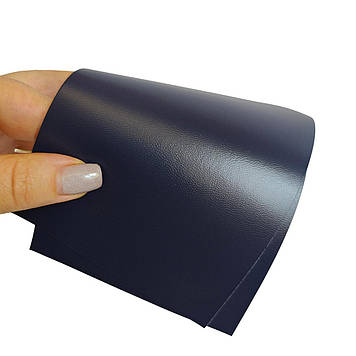 Бумвініл "Муар" вир-во Европа темно-синій з друком 106 см/100 м рулон, якість-преміум