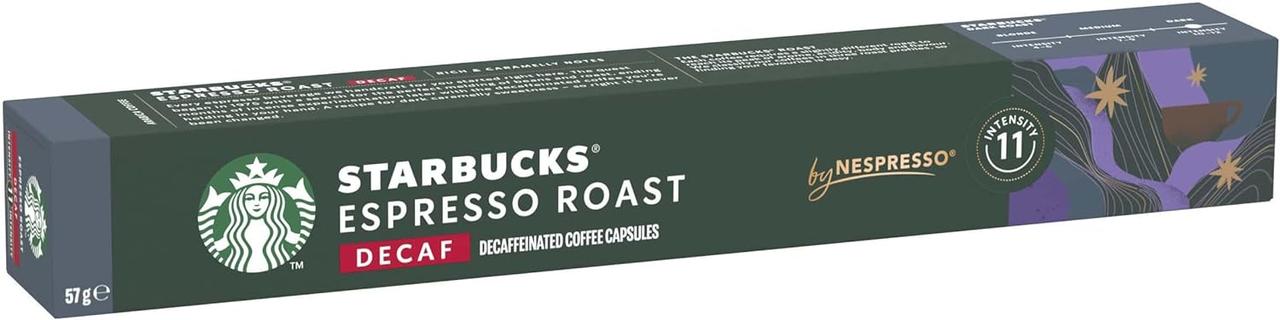 Nespresso Starbucks Espresso Decaffeinato (тубус 10 капсул)