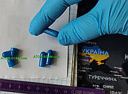 1 штука Капсула (розмір 1) 0,48ml (19,4*6,63mm) розєднані  "колір віагра" темно-синя, фото 5
