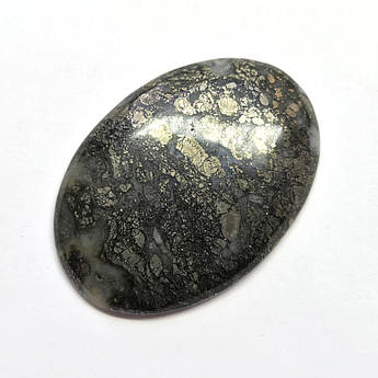 Натуральний камінь марказит в кварце кабошон для створення ювелірних прикрас 61 ct