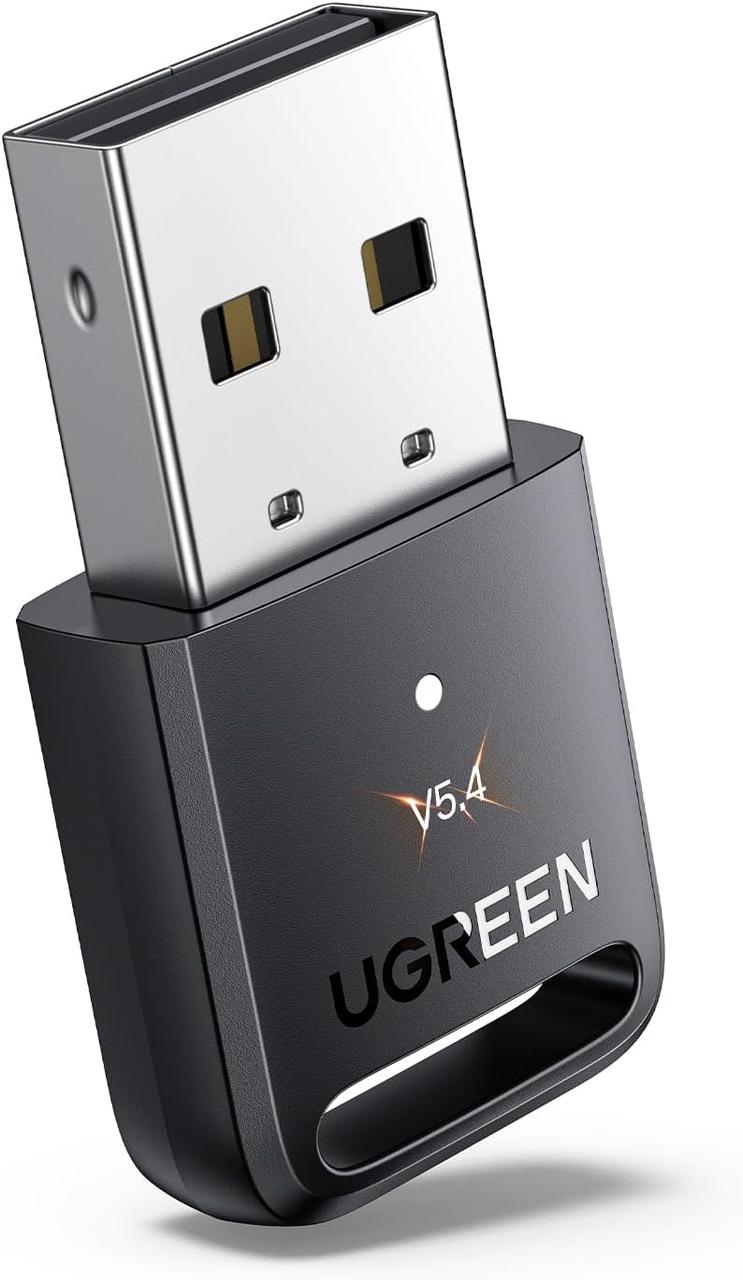 USB Bluetooth-адаптер Ugreen Bluetooth 5.4 передавач для комп'ютера ноутбука Black (CM748)