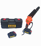 Мініпила DeWalt DCM155N (6,0 А·год, шина 15 см) Гілкоріз девольт компактний, фото 4