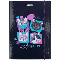 Папка для зошитів В5 на гумці Kite So Sweet картон K23-210-1