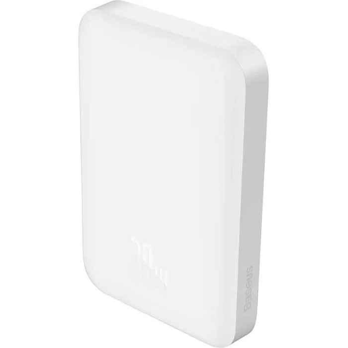 Портативний акумулятор павербанк Baseus Magnetic Mini 6000 mAh 20 W White (P10059002223-00), фото 1
