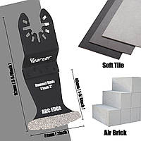 Насадка бистросемная з спеченого алмазу для мультиинструмента, реноватора, PMF