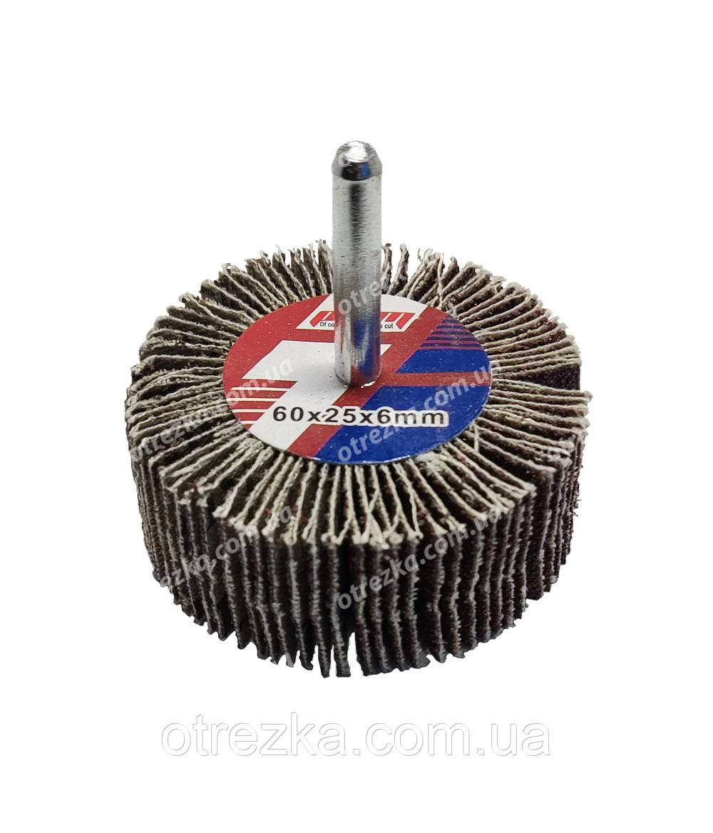 Круг пелюстковий в оправі Pilim 60х25x6  р80