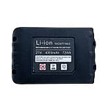 Акумулятор Макіта 21 Вольт 4.0 Ah - Makita 21V battery з індикацією заряду, фото 6