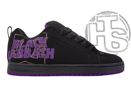 Чоловічі кросівки DC Shoes Court Graffik Black Purple ADBS100303, фото 1