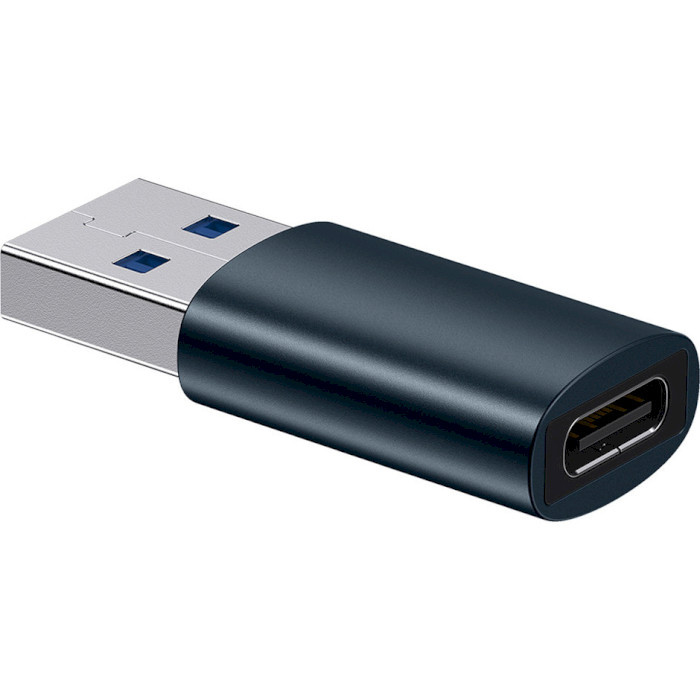 Адаптер OTG USB 3.1 to Type-C Baseus Ingenuity Mini Blue (ZJJQ000103), фото 1