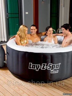 Надувна джакузі Bestway 54123 Miami Spa, розмір 180х65 см, фото 3