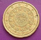 Монета Португалії 20 євроцентів 2002 р., фото 2