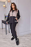 Теплий спортивний костюм жіночий великий розмір батал на флісі, фото 7