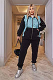 Теплий спортивний костюм жіночий великий розмір батал на флісі, фото 10