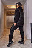 Теплий спортивний костюм жіночий великий розмір батал на флісі, фото 5