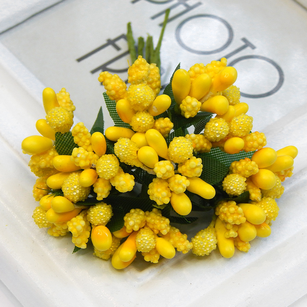 Додаток для декору "Складні тичинки", жовті