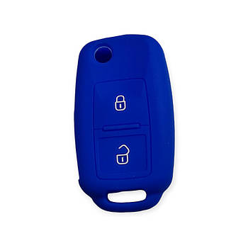 Чохол для ключа Seat синій