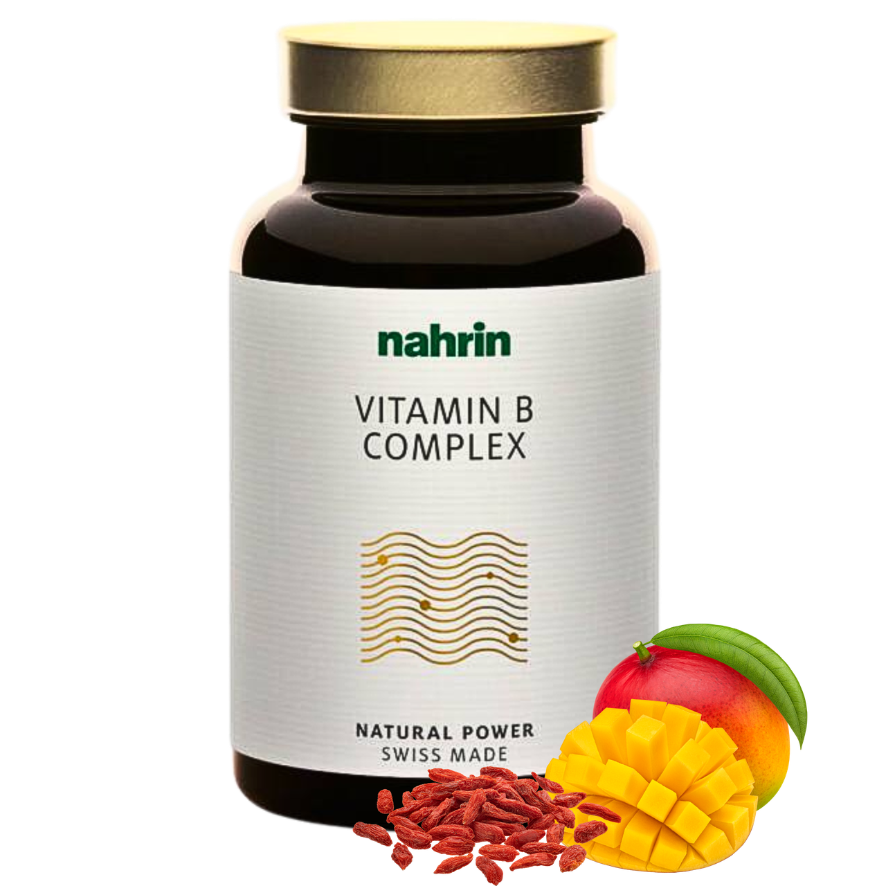 Vitamin B Complex з фолієвою кислотою «Nahrin» («Нарин»), Швейцарія, 60 капсул