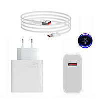 Зарядний пристрій Xiaomi 33W Charging Combo Type-A (BHR6039EU) білий, фото 7