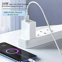 Зарядний пристрій Xiaomi 33W Charging Combo Type-A (BHR6039EU) білий, фото 9