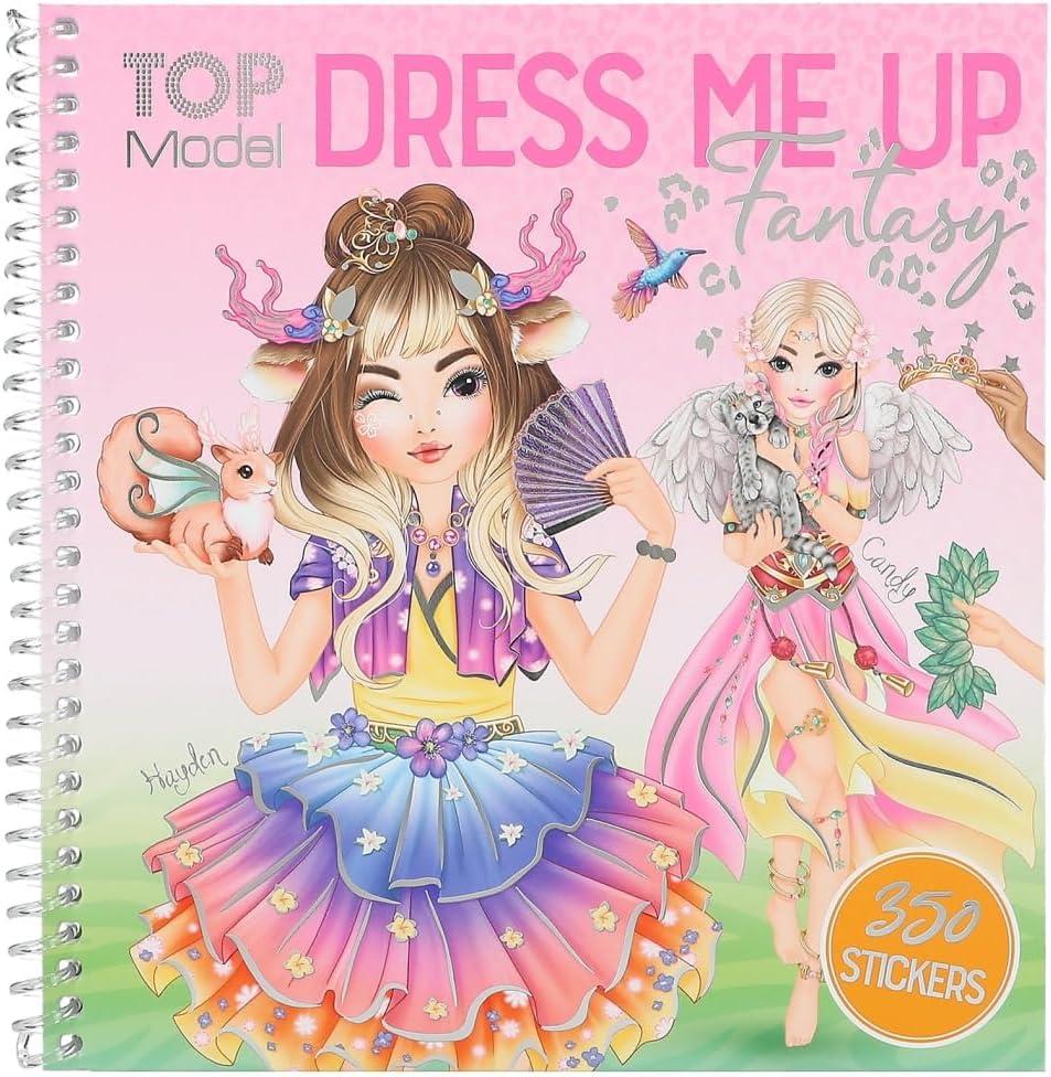 Стікербук TOP Model - Dress Me Up набір для творчості дизайн одягу із наліпками - лісові феї 12605