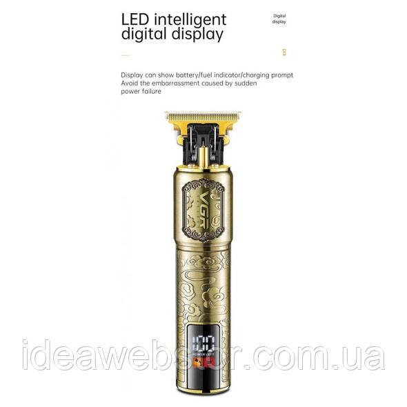 Професійна VGR V-073, Машинка для стрижки посіченого волосся, Універсальний триммер TX-472 для чоловіків