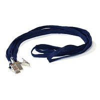 Шнурок для бейджів D002 темно-синій, уп/50