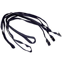 Шнурок для бейджів D002 A чорн, уп/50