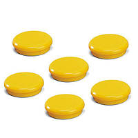 Магніти Dahle, 24мм, жовт. уп/6