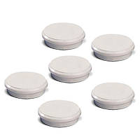 Магніти Dahle, 24мм, сірі, уп/6