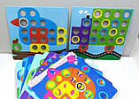 Мозаїка для самих маленьких, великі вкладиші, 6 картинок, 41 фішка (M9B), фото 10