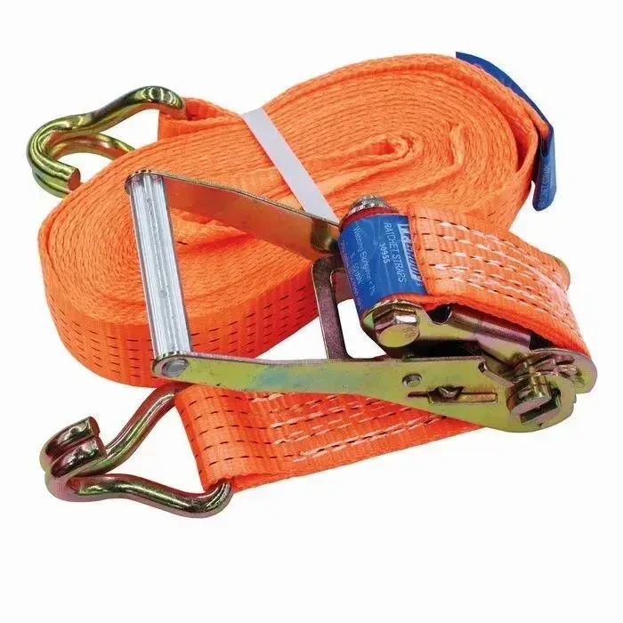 Стяжка вантажу на 5т/6м. "Стяжний ремінь". Стяжна стрічка з тріскачкою., фото 1