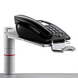 Тримач для телефону Novus PhoneMaster, на струбцині, сірий, фото 3