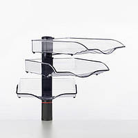 Поворотний лоток для паперів Novus CopySwinger III, на струбцині, антрацит