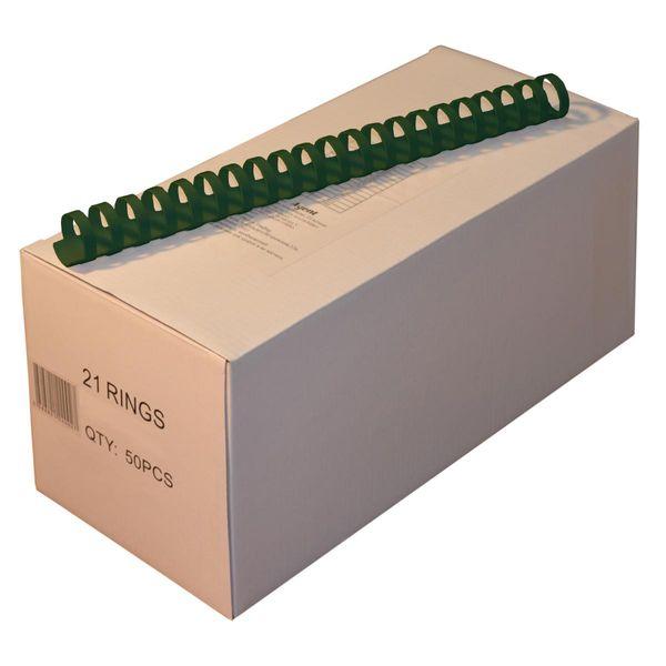 Пружини пласт. Agent 28 мм зелень, пак/50, фото 1