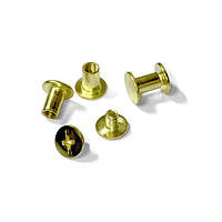 Болти для зшивання мет. 8 мм, золот, уп/100