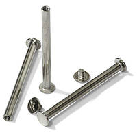 Болти для зшивання мет. 60мм, срібл, уп/100