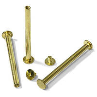 Болти для зшивання мет. 60 мм, золот, пак/100