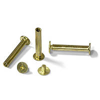 Болти для зшивання мет. 30 мм, золот, уп/100