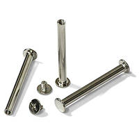 Болти для зшивання мет. 50мм, срібл, уп/100